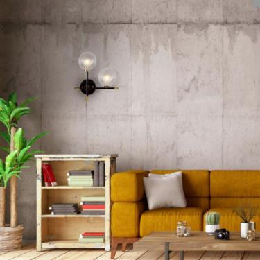 Imagem de Arandela Luminária de Parede Manhattan Dourado Com Preto Sputnik - Startec