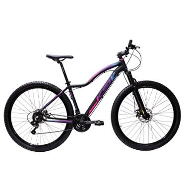 Imagem de Bicicleta Ksw Aro 29 Feminina Alumínio Freio A Disco 21v Cambio Shimano (17, Preto/Pink e Azul)