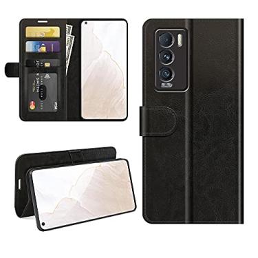 Imagem de HONGYAN Capa de telefone Para OPPO Realme GT Master R64 Textura Single Horizontal Flip Case Protetora com suporte e cartão e carteira e moldura de fotos@#@ Capa protetora