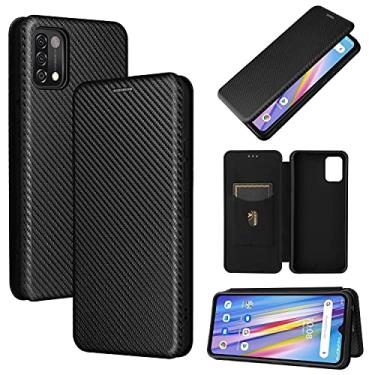 Imagem de For for UMIDIGI A11 Carbon Fiber Texture Horizontal Flip TPU + PC + PU Leather Case with Card Slot