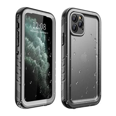 Imagem de SPORTLINK Compatível com iPhone 11 Pro Capa à prova d'água à prova de choque – Corpo inteiro pesado subaquático à prova de poeira Robusta 360 proteção de grau militar 5,8 polegadas com câmera/protetor de tela (preto)