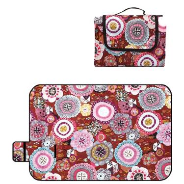 Imagem de Yajun Cobertor de piquenique portátil ao ar livre ultraleve portátil à prova d'água almofada de pano de praia à prova de umidade tapete de brinquedo para bebê, E, 200 * 150 cm