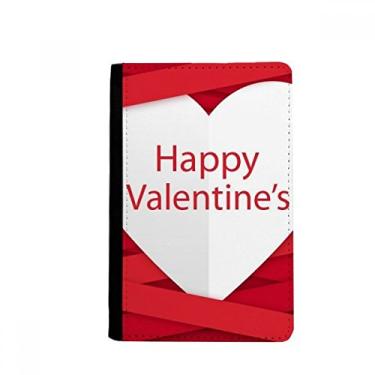 Imagem de Feliz Dia dos Namorados Porta Passaporte Listras Vermelhas Notecase Burse Carteira Carteira Carteira Cartão, Multicolor