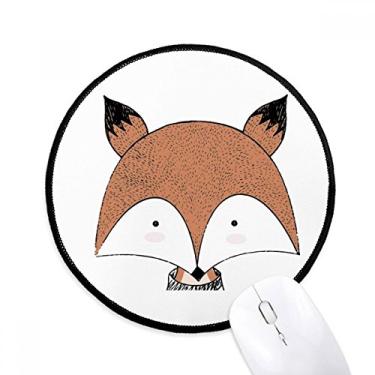Imagem de DIYthinker Simplicity Style Raposa Immature Mouse Pad Desktop Office Tapete Redondo para Computador