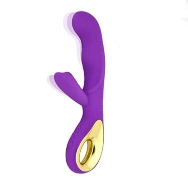 Imagem de Vibrador Feminino Estimulador do Clitóris e Ponto G 20 Frequências Sexuais Motor Duplo Zatla (Roxo)