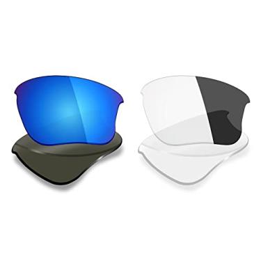 Imagem de 2 pares de lentes polarizadas de substituição da Mryok para óculos de sol Oakley Flak Jacket XLJ – Opções