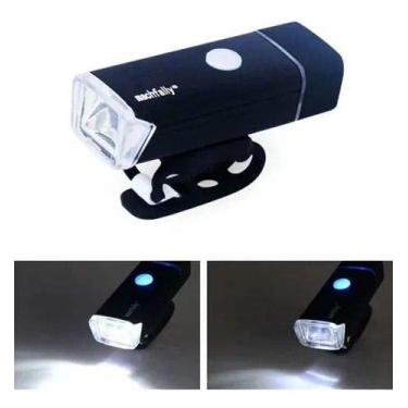 Imagem de Farol Lanterna Recarregável Usb P Bike Foco Luz MC-QD001