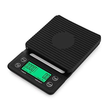 Imagem de balanças de cozinha digitais 0,1g, balanças de cozinha de precisão balança de cozinha balança de cozinha digital com temporizador, balança de cozinha com função de tara