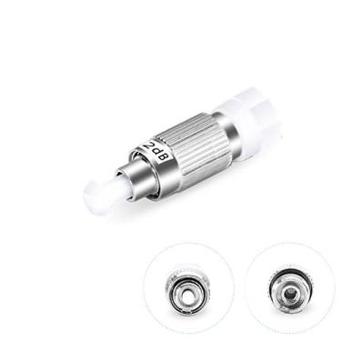 Imagem de Jeirdus 5 peças/lote 2 dB FC/UPC fêmea para macho atenuador de fibra óptica FC modo único simplex fixo.