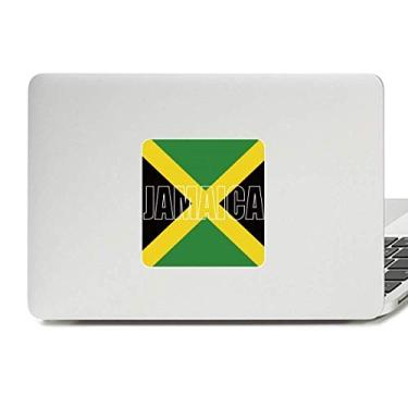 Imagem de Adesivo de vinil com nome da bandeira do país Jamaica para laptop decoração de PC