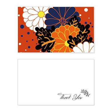 Imagem de Decoração de cores, plantas, crisântemo, cartão de agradecimento, papel de aniversário, agradecimento de casamento