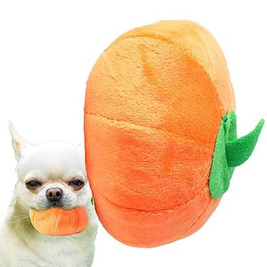 Imagem de Brinquedos Squeaky para Cães Pequenos - pelúcia brinquedos cachorro pelúcia - Brinquedos dentição interativos para cães macios, lanches fofos frutas para cachorros Xiaofeigun