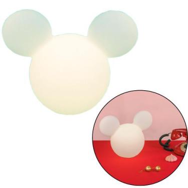 Imagem de Luminária De Mesa Mickey Mouse Orelhas Disney Abajur - Usare