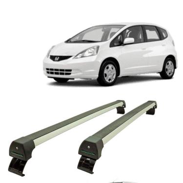 Imagem de Rack De Teto Alumínio Honda Fit 2009 até 2014 - Long Life