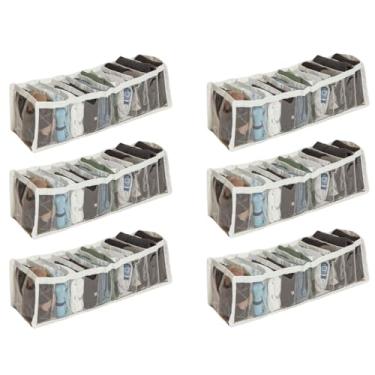 Imagem de Kit 6 Colmeia Organizadora Bebê Gavetas Guarda Roupa Gaveta Calcinhas Cuecas Acessórios Armários - bubag