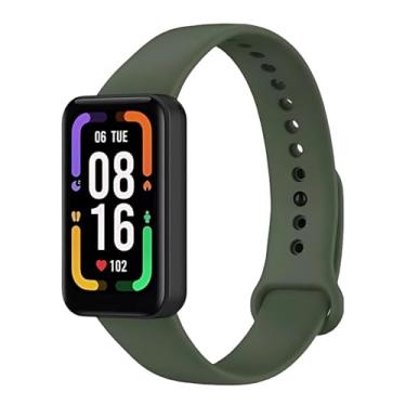 Imagem de Pulseira Silicone Colorida Para Xiaomi Redmi Smart Band Pro DM ACESSÓRIOS (VERDE)