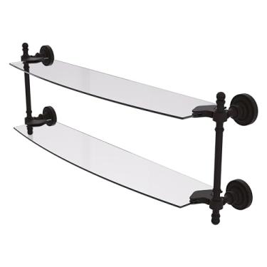 Imagem de Prateleira de vidro com duas camadas de bronze polido a óleo RD-34/24 da Allied Brass