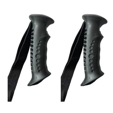 Imagem de SquEqu Pacote com 2 unidades de adaptador de manga de borracha de substituição com alças de mão para 20 mm de diâmetro, bastões de caminhada, bengala, monopé, vara de escalada