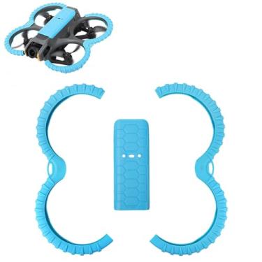 Imagem de Anel protetor de hélice com placa protetora traseira para drone DJI Avata 2 acessórios anticolisão (azul)