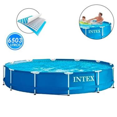 Imagem de Piscina De Armação De Metal 6503 Litros Redonda 3,66M X 76cm Intex 282