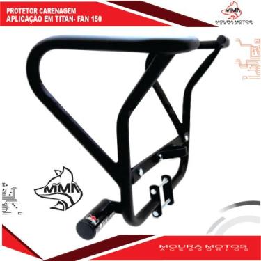 Imagem de Proteção de motor e carenagem para titan 150 2009 a 2016 - MOURA MOTOS