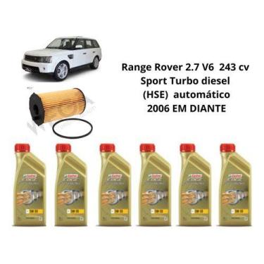 Imagem de Kit troca de oleo range rover sport 2.7 diesel 2006 diante - CASTROL