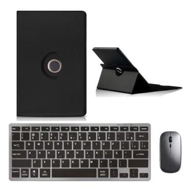 Imagem de Capa Giratória Compativel Para Galaxy Tab A9 Plus + Teclado E Mouse - 