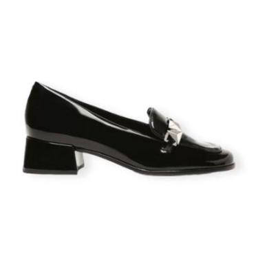 Imagem de Mocassim Feminino Schutz Triangle Verniz Preto-Feminino