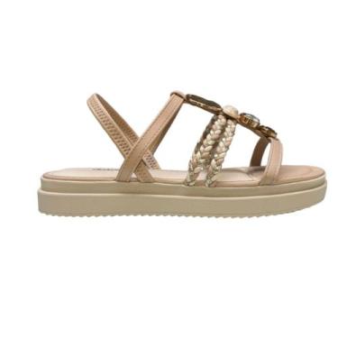 Imagem de Sandália Papete Dakota Flatform Y7635 Feminino Marfim, 35, Creme