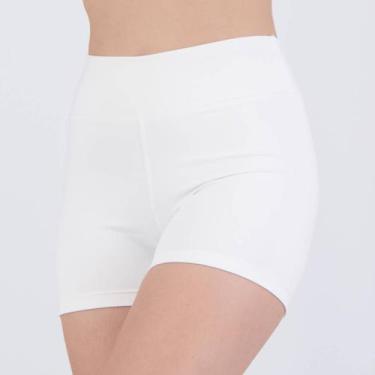 Imagem de Shorts Fila Flat Life Feminino Branco, GG