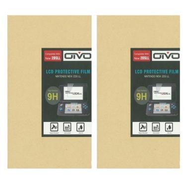 Imagem de Kit 2 Peliculas de Vidro Protetora 9H Para Console Nintendo New 2ds XL