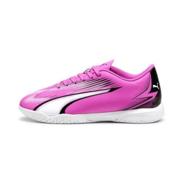 Imagem de PUMA Tênis de treinamento unissex infantil ultra interno, Rosa venenoso - Puma Whi, 18