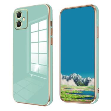 Imagem de Compatível com Samsung Galaxy A05 capa de silicone para celular Samsung A05 0,3 mm Funda fofa fina chapeamento acessórios de proteção para câmera capa à prova de choque (verde)