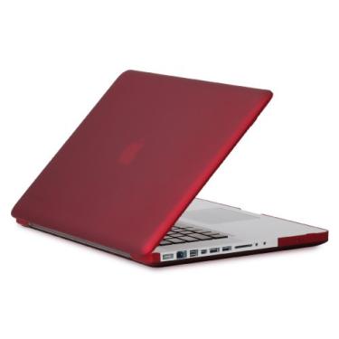 Imagem de Speck Capa See Thru Satin para MacBook Pro de 15 polegadas Unibody e MacBook Pro de 15 polegadas com slot para cartão SD (MB15AU-SAT-RED-D)