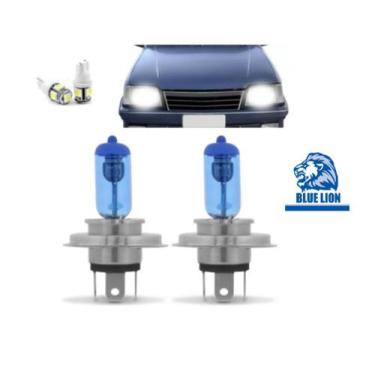 Imagem de Kit Lâmpadas Monza 82 83 84 85 86 87 88 89 90 Super Brancas - Blue lio