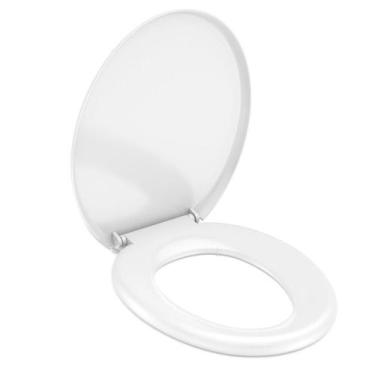 Imagem de Kit 3 Assentos Sanitário Almofadado Confort Plus Incepa Branco - Roca