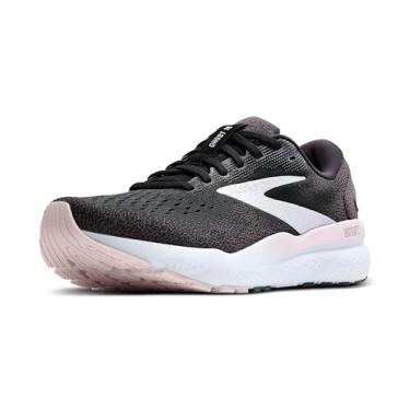 Imagem de Brooks Tênis de corrida feminino Ghost 16 Neutral, Preto/Branco/Orchid Ice, 38