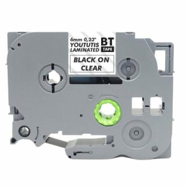 Imagem de Fita TZE TZ 111 Compatível Para Rotulador BROTHER 6mm - BYT