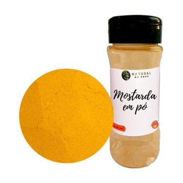 Imagem de Mostarda Importada Em Pó 100% Orgânica Premium Pote com Dosador 50g  -