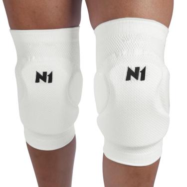 Imagem de Joelheira Vôlei Profissional Knit 3d Spry N1 Sport VOLEI BRASIL Par Branca-GG