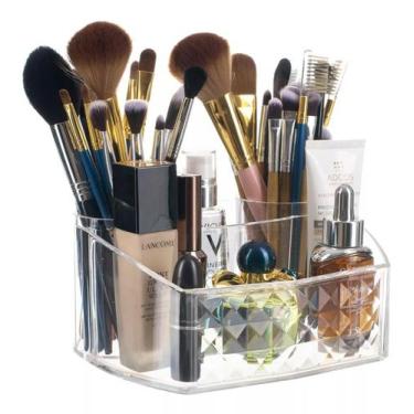 Imagem de Porta Maquiagem Pincel Perfume Escova De Cabelo Diamond - PGB