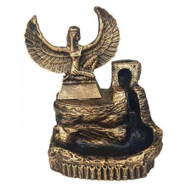 Imagem de Incensario Cascata Pequeno Isis Dourado - HP Decor