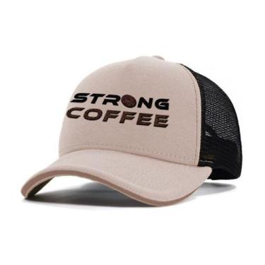 Imagem de BONÉ STRONG COFFEE - Modelo Trucker - Unissex - STRONGCOFFEE