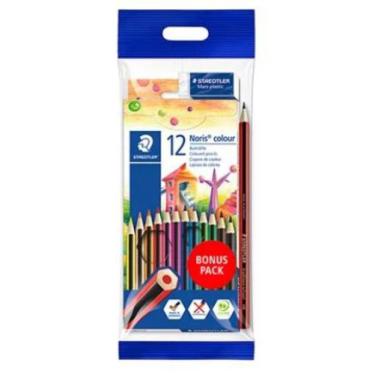 Imagem de Lapis de cor noris 12 cores kit escolar-185 set2  02 - STAEDTLER