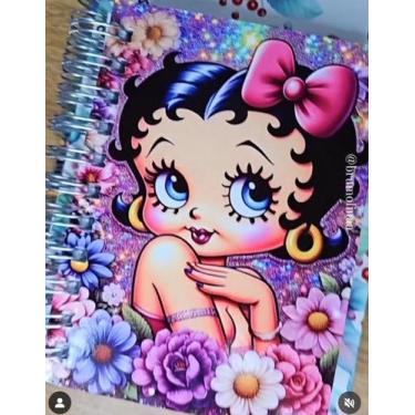 Imagem de Agenda Personalizada 20x14,5cm Anual 2025 Capa personalizadasBetty Boo