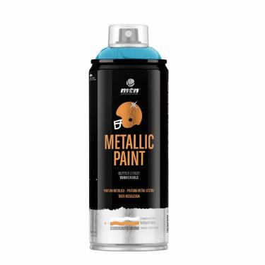 Imagem de Tinta Spray Efeito Metálico Azul 400ml PRO MTN