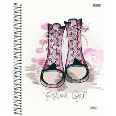 Imagem de Caderno universitário espiral 1 matéria 80 folhas BomD+ São Domingos