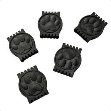 Imagem de Kit 20 Borracha Pata 20mm Para Acabamento Coleiras Peitoral - Magazine