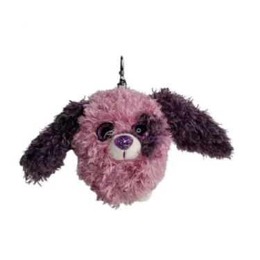 Imagem de Pelucia Chaveiro Cachorrinho Rosa Bolinha - Bbr B1937
