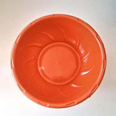 Imagem de Saladeira Funda Tigela Plástico Resistente 2500ml - Eduardo, Laranja